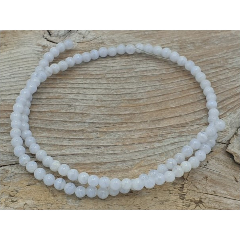 Chalcedonkette 4mm