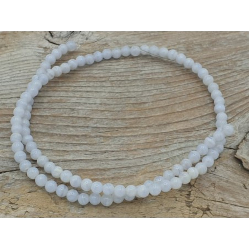 Chalcedonkette 4mm