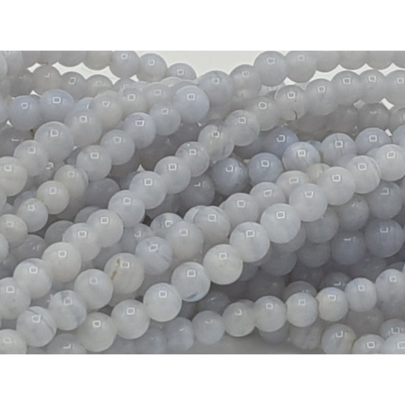 Chalcedonkette 4mm