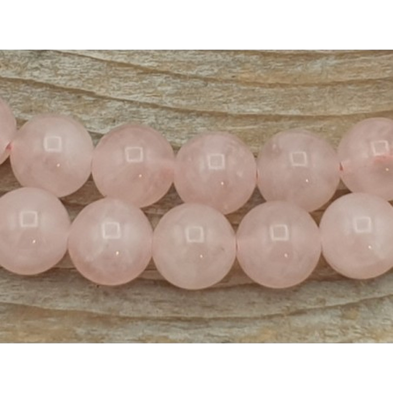 Rosenquarzkette 8mm