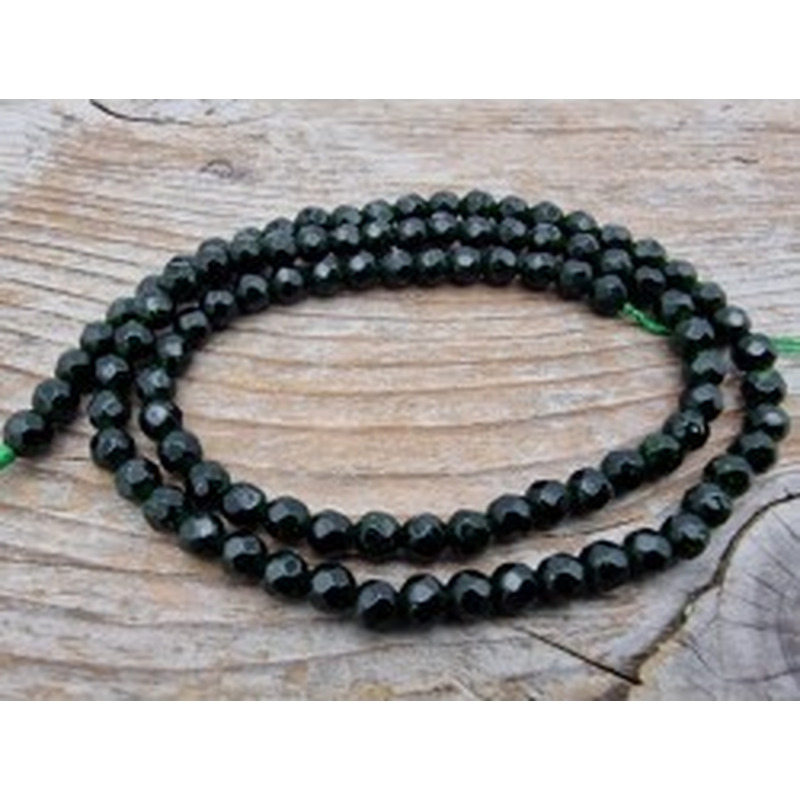 grüne Goldflusskette facettiert 4mm 2