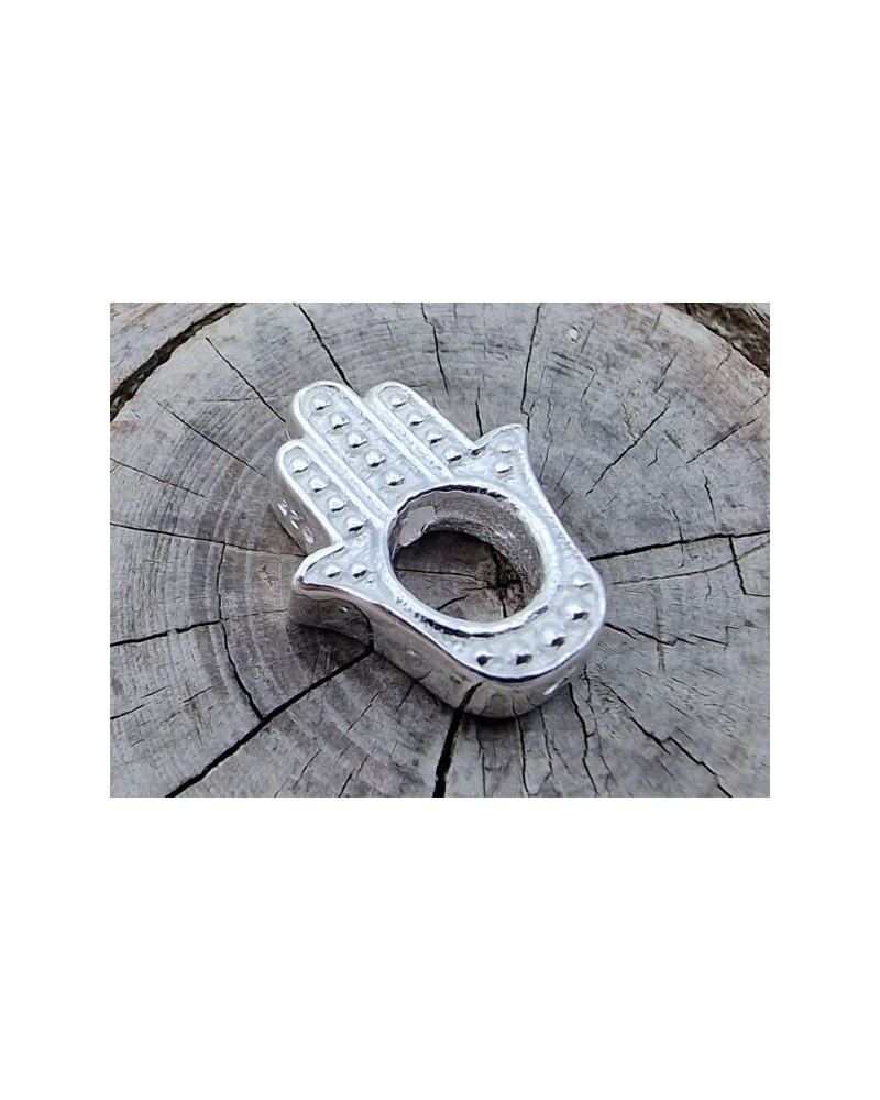 Zwischenteil Hamsa-Hand 12mm, 925 Silber