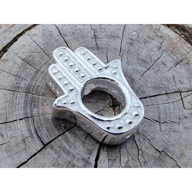 Zwischenteil Hamsa-Hand 12mm, 925 Silber