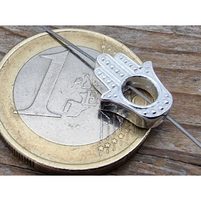 Zwischenteil Hamsa-Hand 12mm, 925 Silber