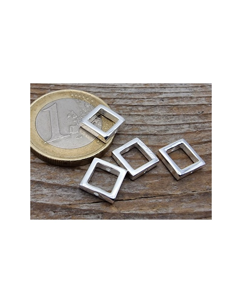 Zwischenteil 8x8x2mm, 925 Silber