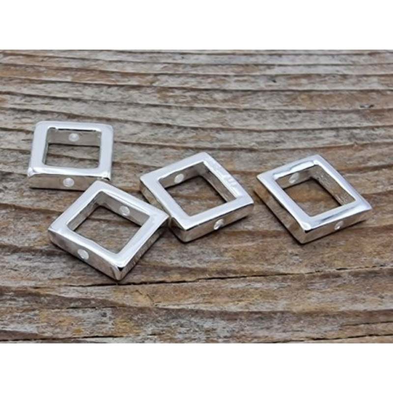 Zwischenteil 8x8x2mm, 925 Silber