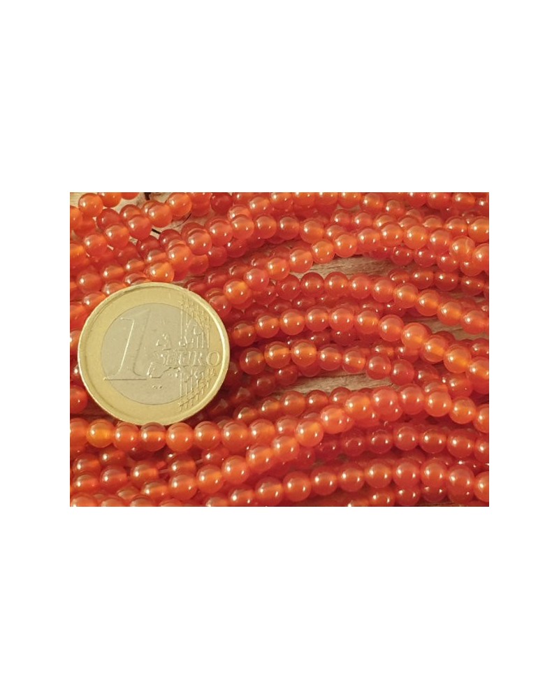 Carneolkette 4mm
