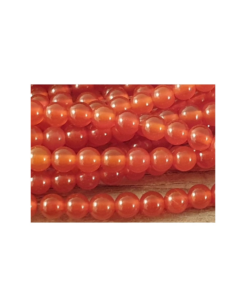 Carneolkette 4mm