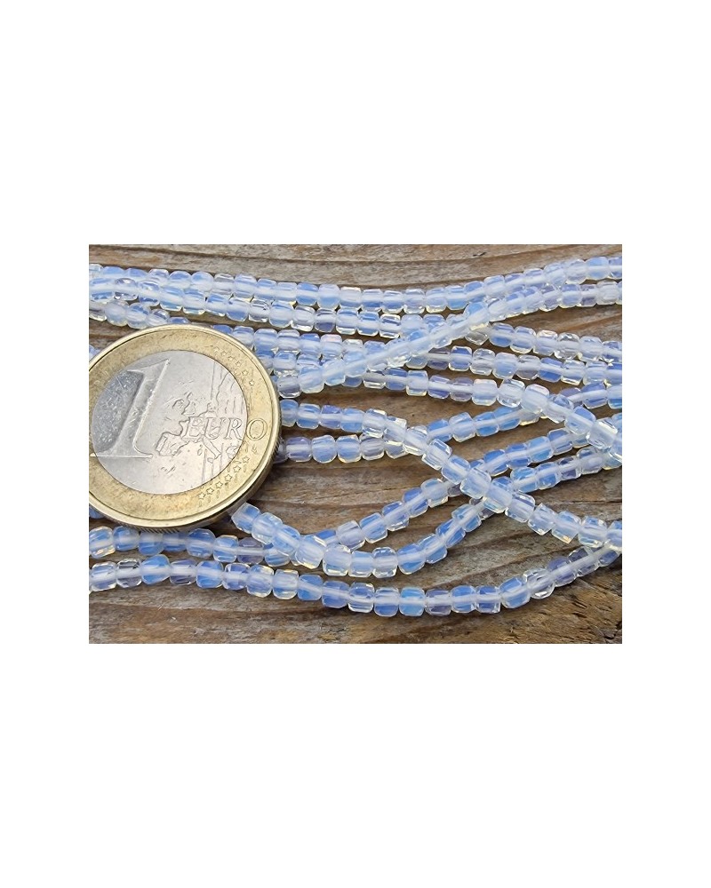 Opalitekette facettiert 2.5x2.5mm