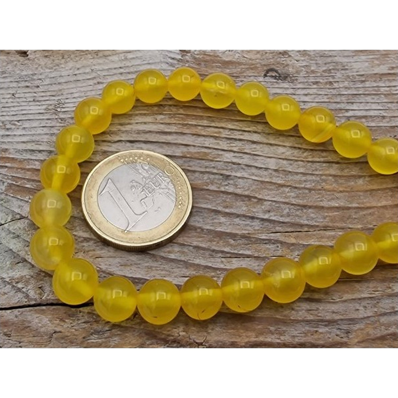 Achatkette gelb 8mm