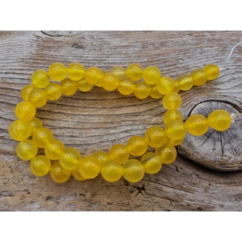 Achatkette gelb 8mm