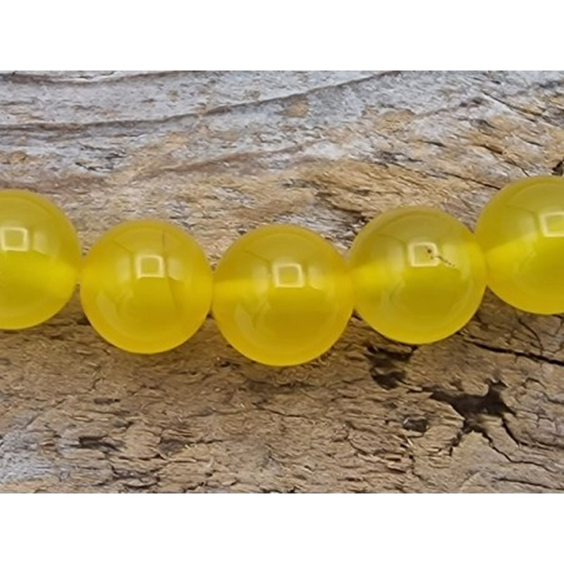 Achatkette gelb 8mm
