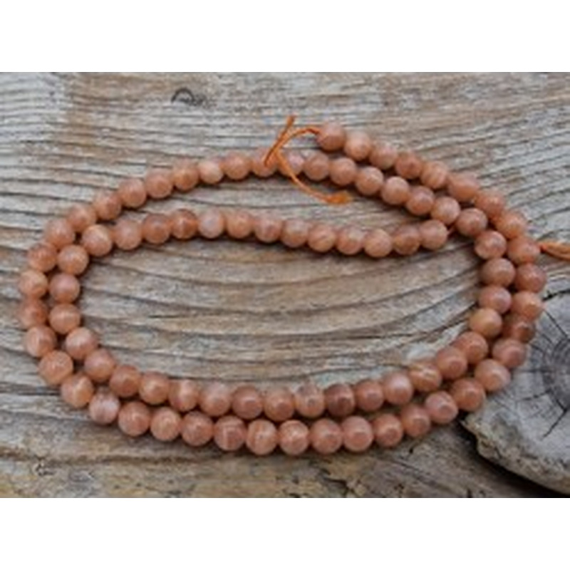 Mondsteintkette orange 4mm 2