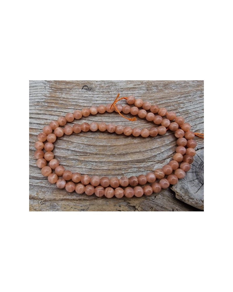 Mondsteintkette orange 4mm