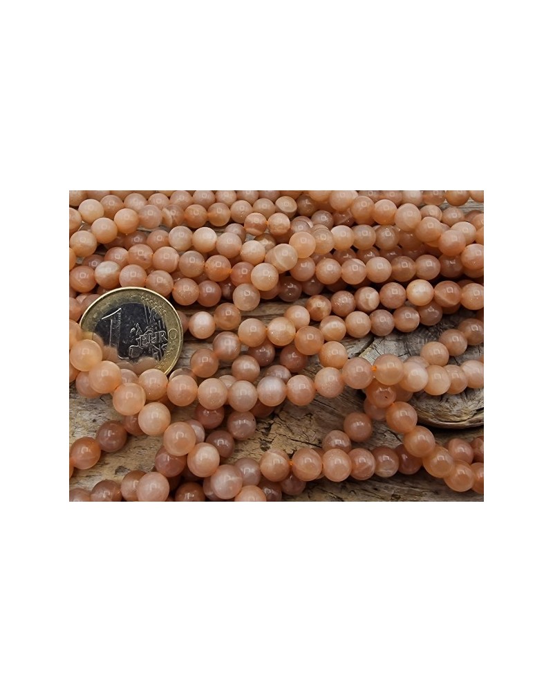 Mondsteintkette orange 6mm