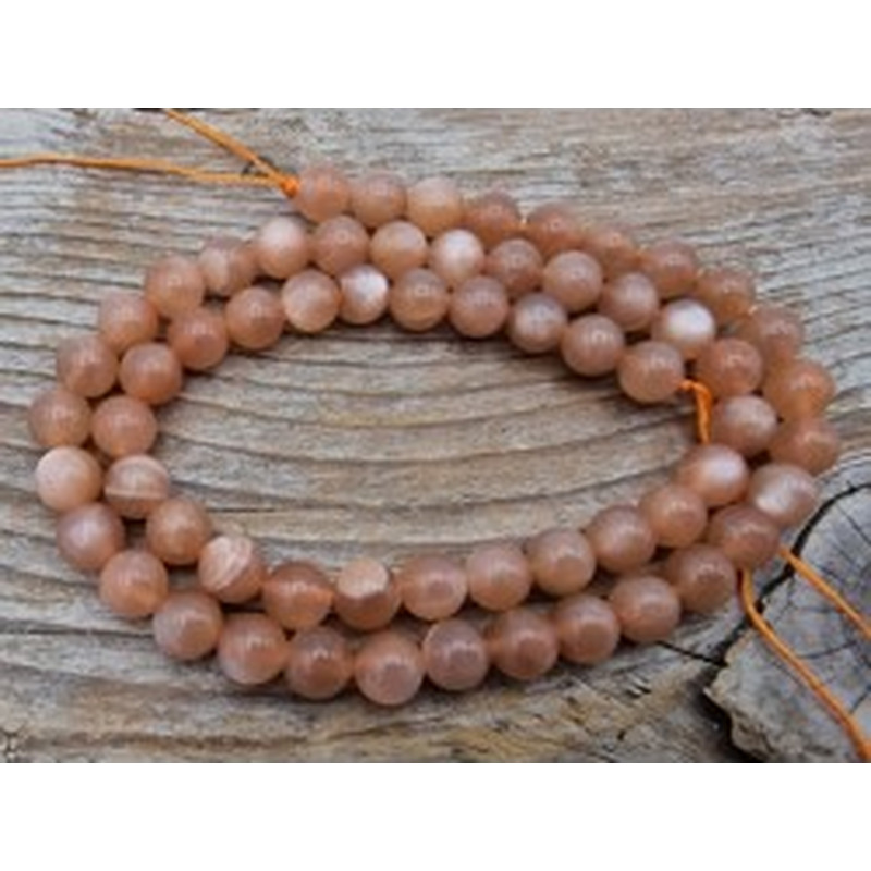 Mondsteintkette orange 6mm 2
