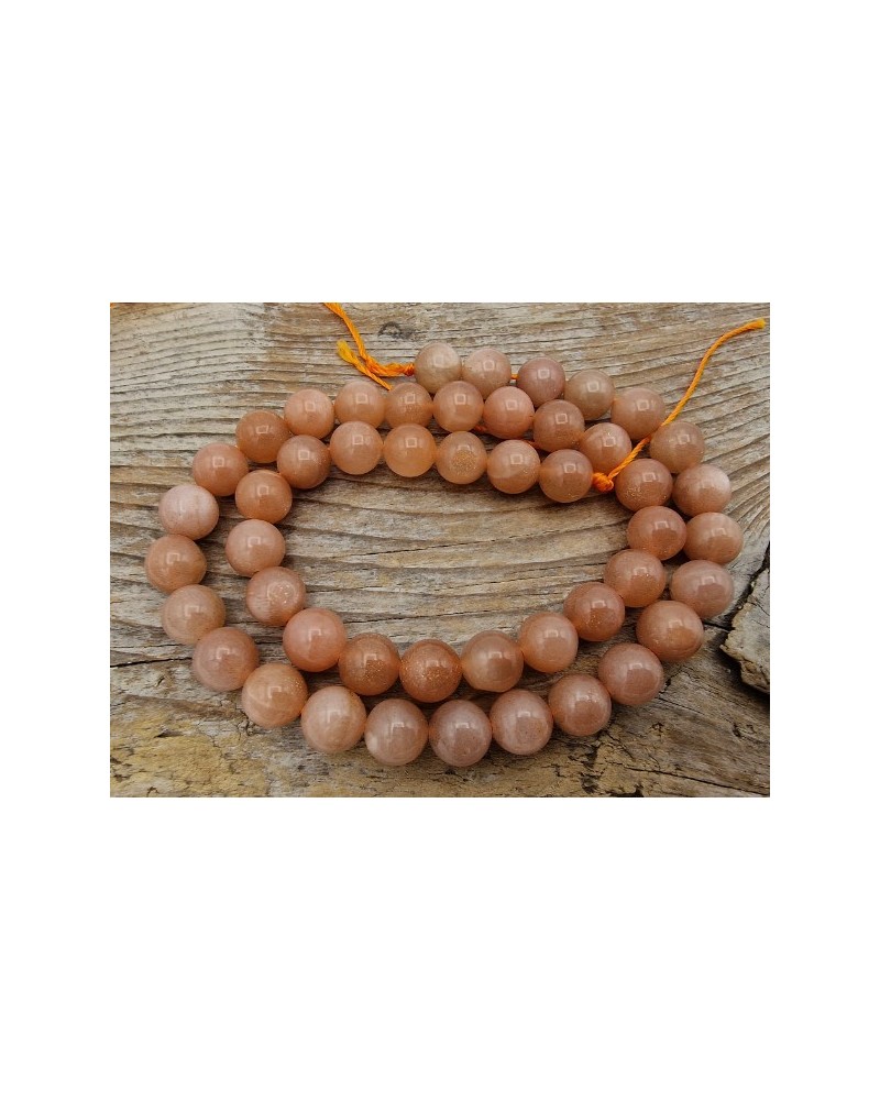 Mondsteintkette orange 8mm