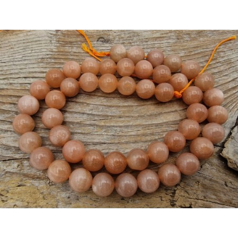 Mondsteintkette orange 8mm