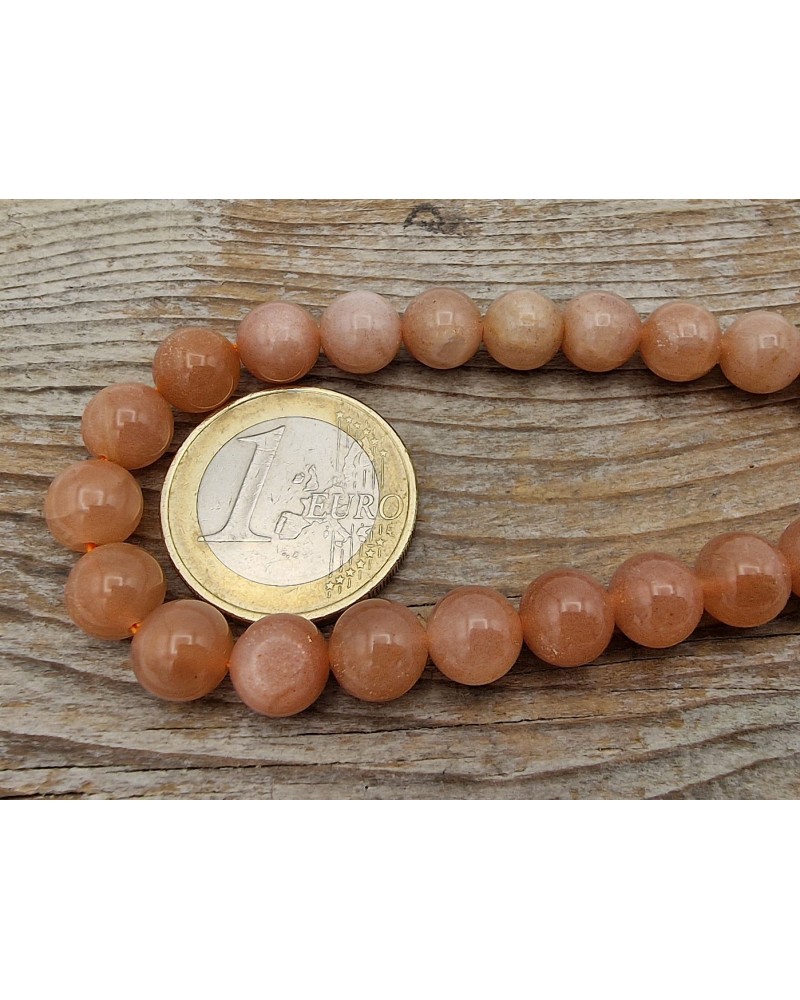 Mondsteintkette orange 8mm