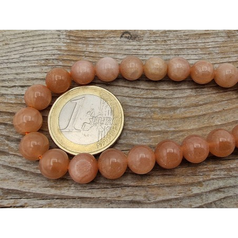 Mondsteintkette orange 8mm