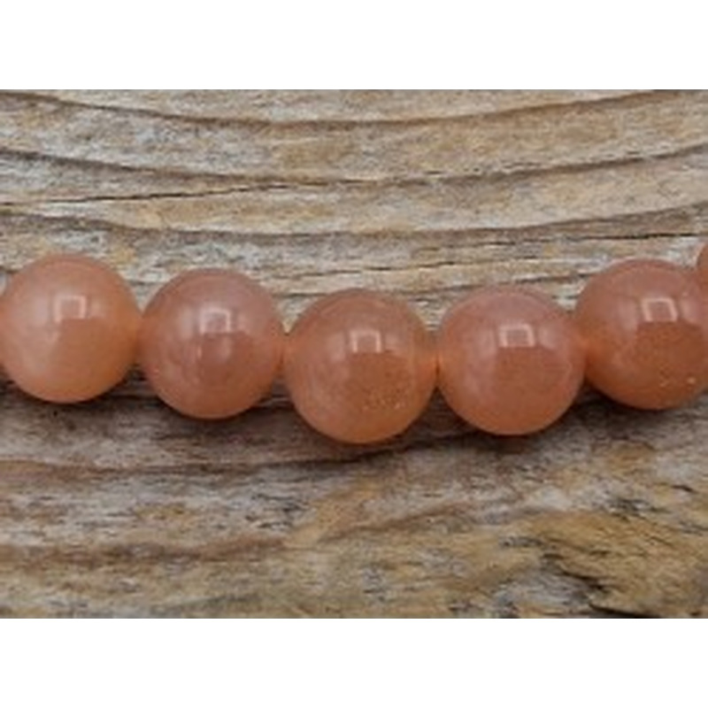 Mondsteintkette orange 8mm