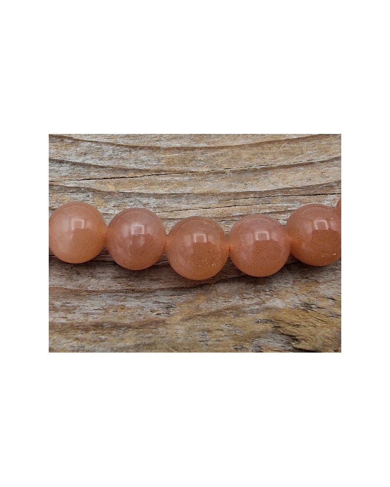 Mondsteintkette orange 8mm