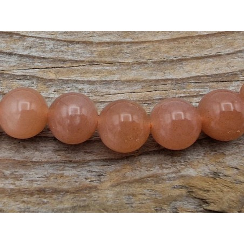 Mondsteintkette orange 8mm
