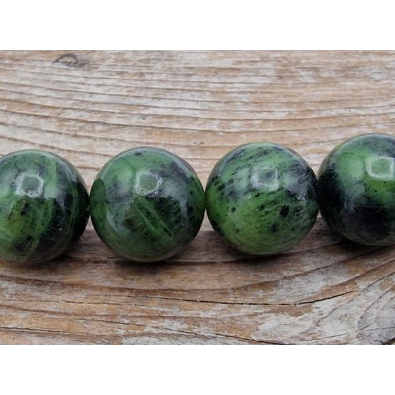 Nephrit Jadekette 14mm