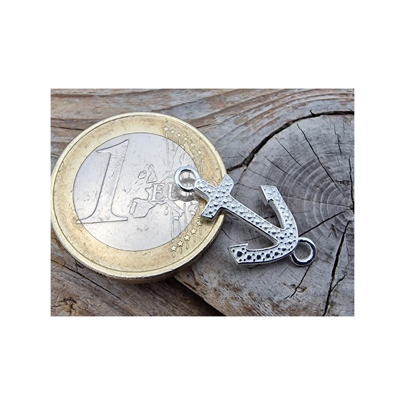 Zwischenteil-Link Anker 11x19mm, 925 Silber