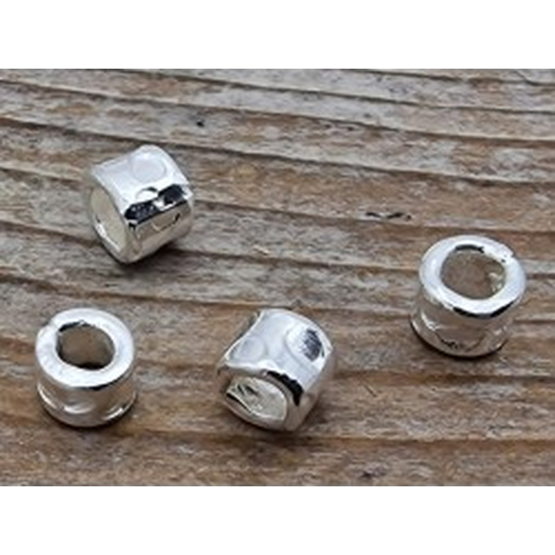 Zwischenteil, Röhrchen 4x3mm, 925 Silber