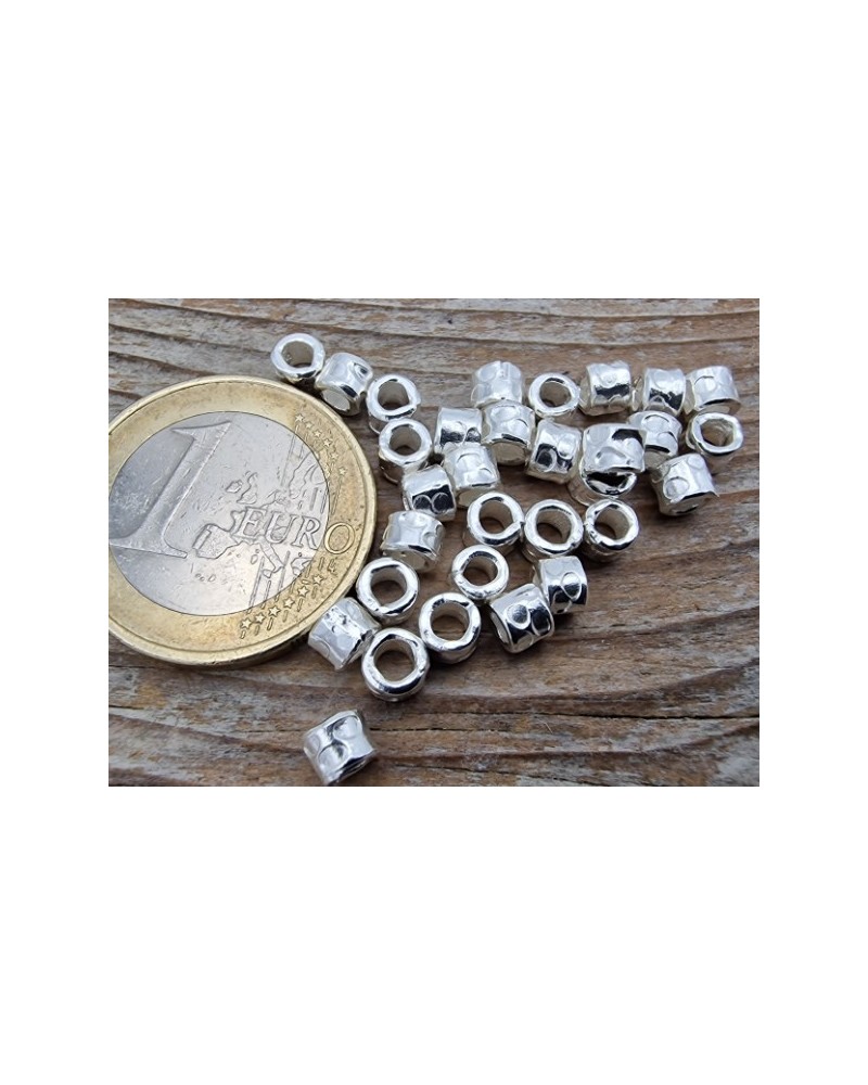 Zwischenteil, Röhrchen 4x3mm, 925 Silber