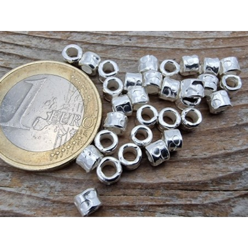 Zwischenteil, Röhrchen 4x3mm, 925 Silber
