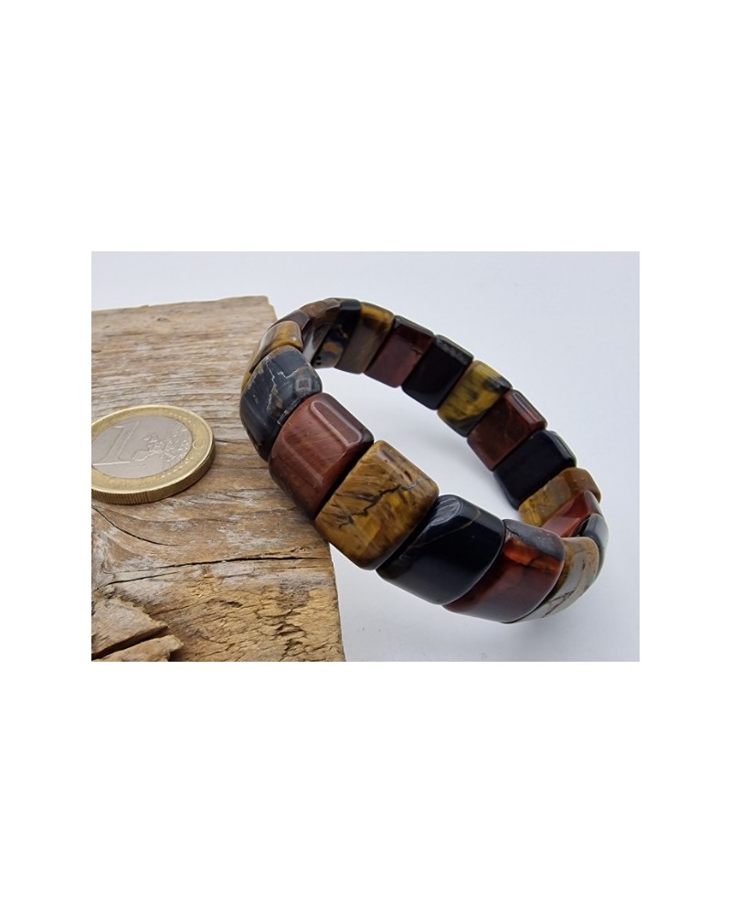 Tigerauge Armband 15mm