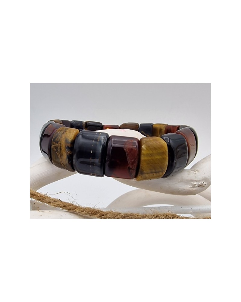 Tigerauge Armband 15mm
