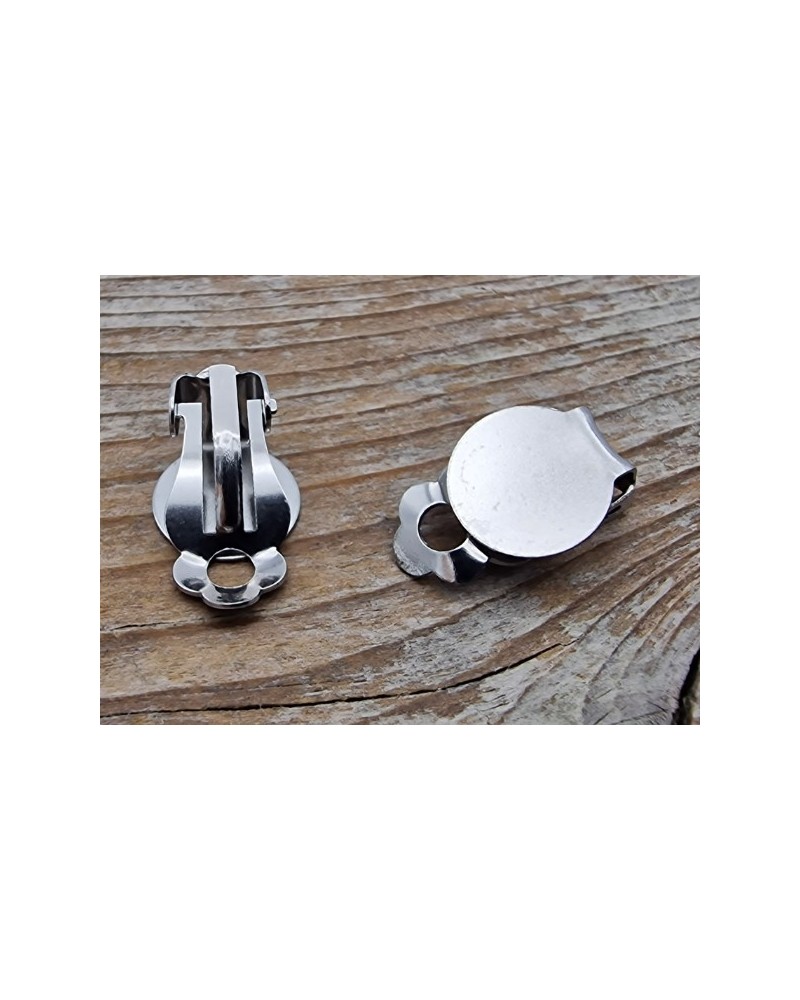 Ohrclip 10mm (2 Stk), Edelstahl
