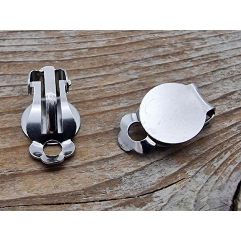 Ohrclip 10mm (2 Stk), Edelstahl