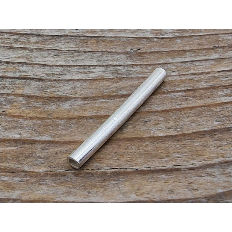 Zwischenteil, Röhrchen 2x20mm, 925 Silber