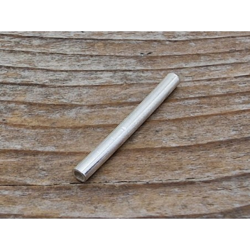 Zwischenteil, Röhrchen 2x20mm, 925 Silber