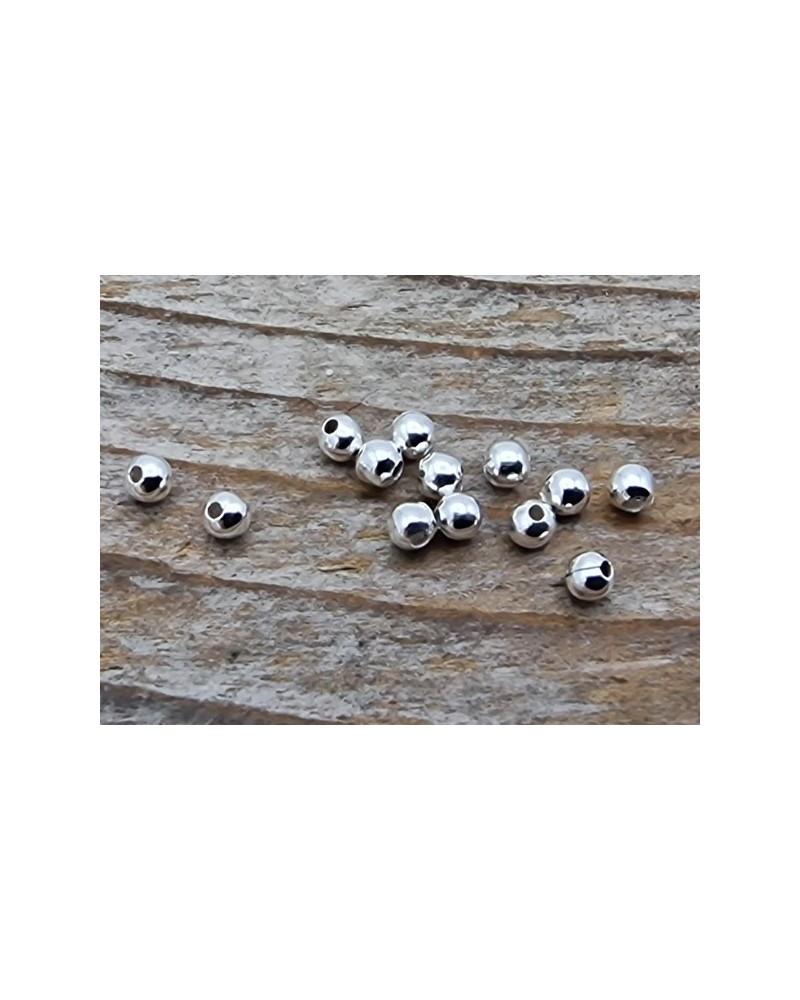 Zwischenteil, Kugel 1.8mm (30 Stk), 925 Silber