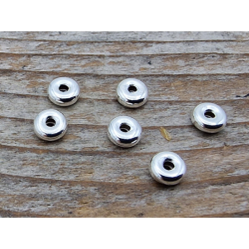 Zwischenteil, Scheibe 3.5x1.5mm, 925 Silber