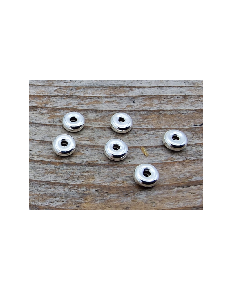 Zwischenteil, Scheibe 3.5x1.5mm, 925 Silber