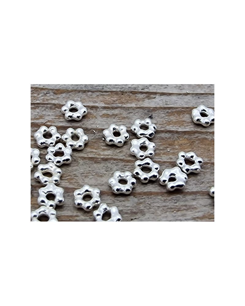 Zwischenteil, Blume 2.2x0.8mm, 925 Silber