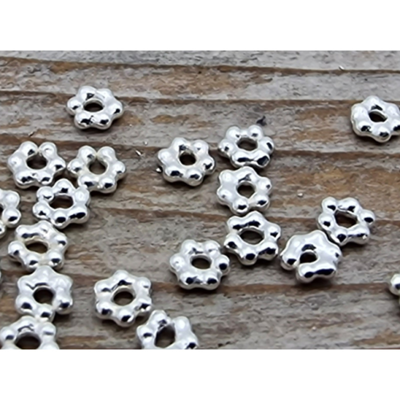 Zwischenteil, Blume 2.2x0.8mm, 925 Silber