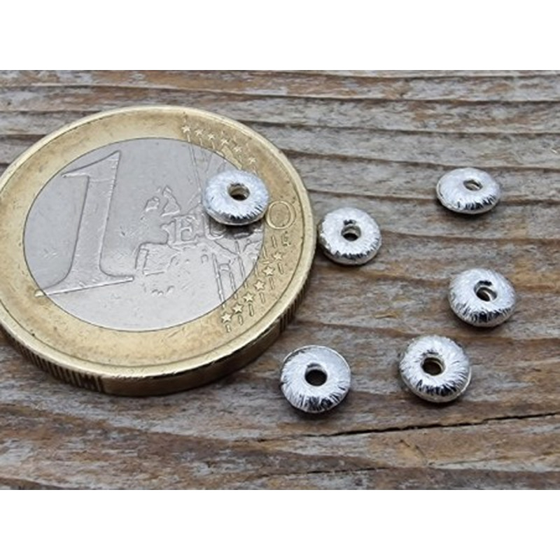 Zwischenteil, Scheibe 4.5x2mm, 925 Silber