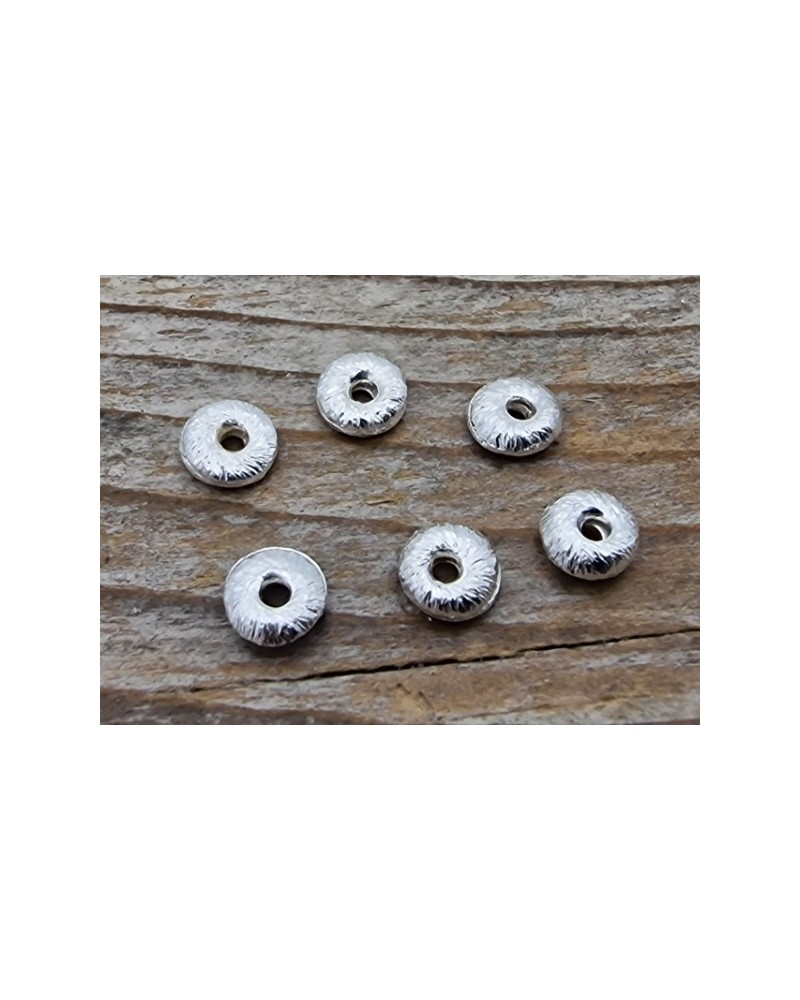 Zwischenteil, Scheibe 4.5x2mm, 925 Silber