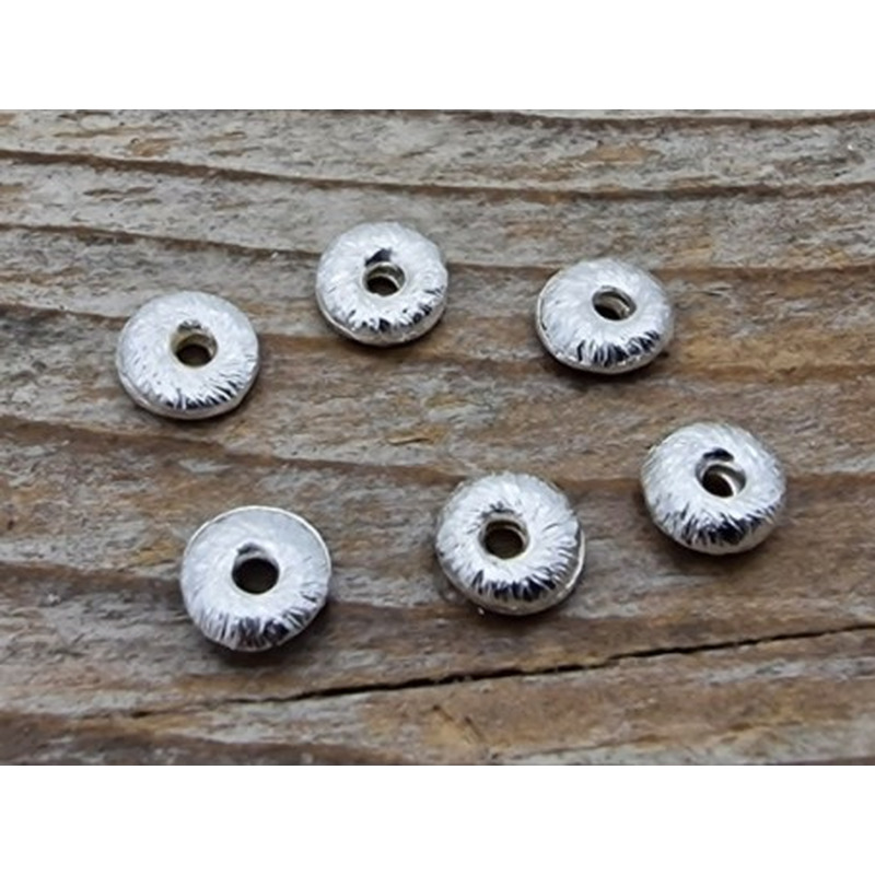 Zwischenteil, Scheibe 4.5x2mm, 925 Silber