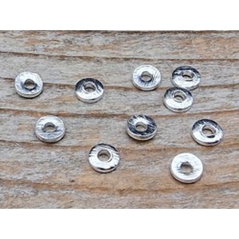 Zwischenteil, Scheibe 2.5x0.5mm, 925 Silber