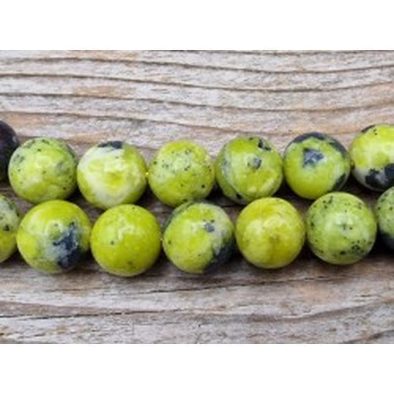 Lizarditkette 8mm, Norwegische Jade