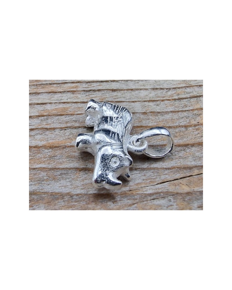 Charm Nashorn 17x12mm, 925 Silber