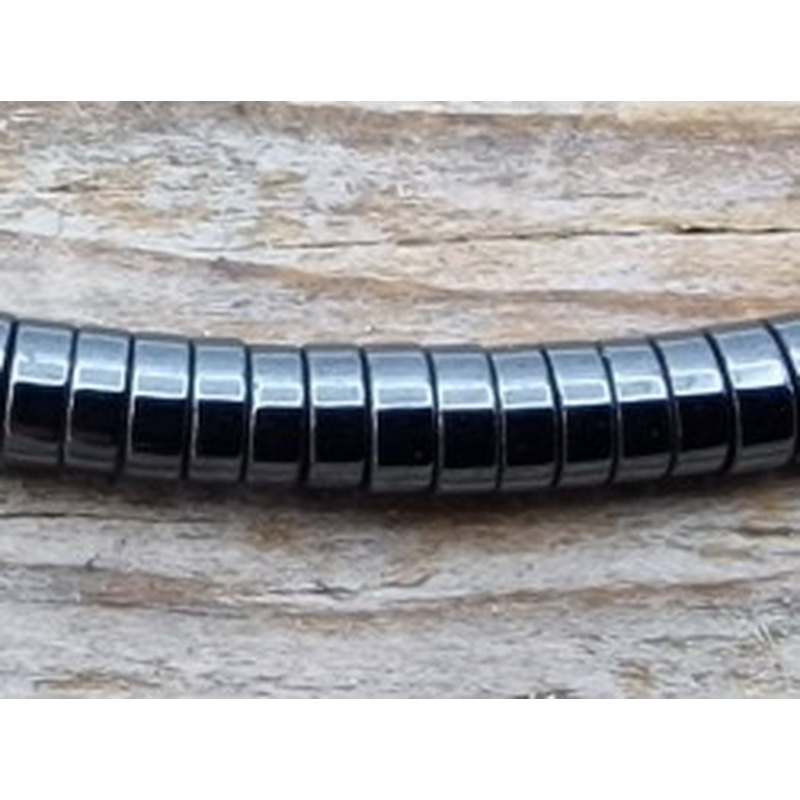 Blutsteinkette (Hämatit) 3x1mm